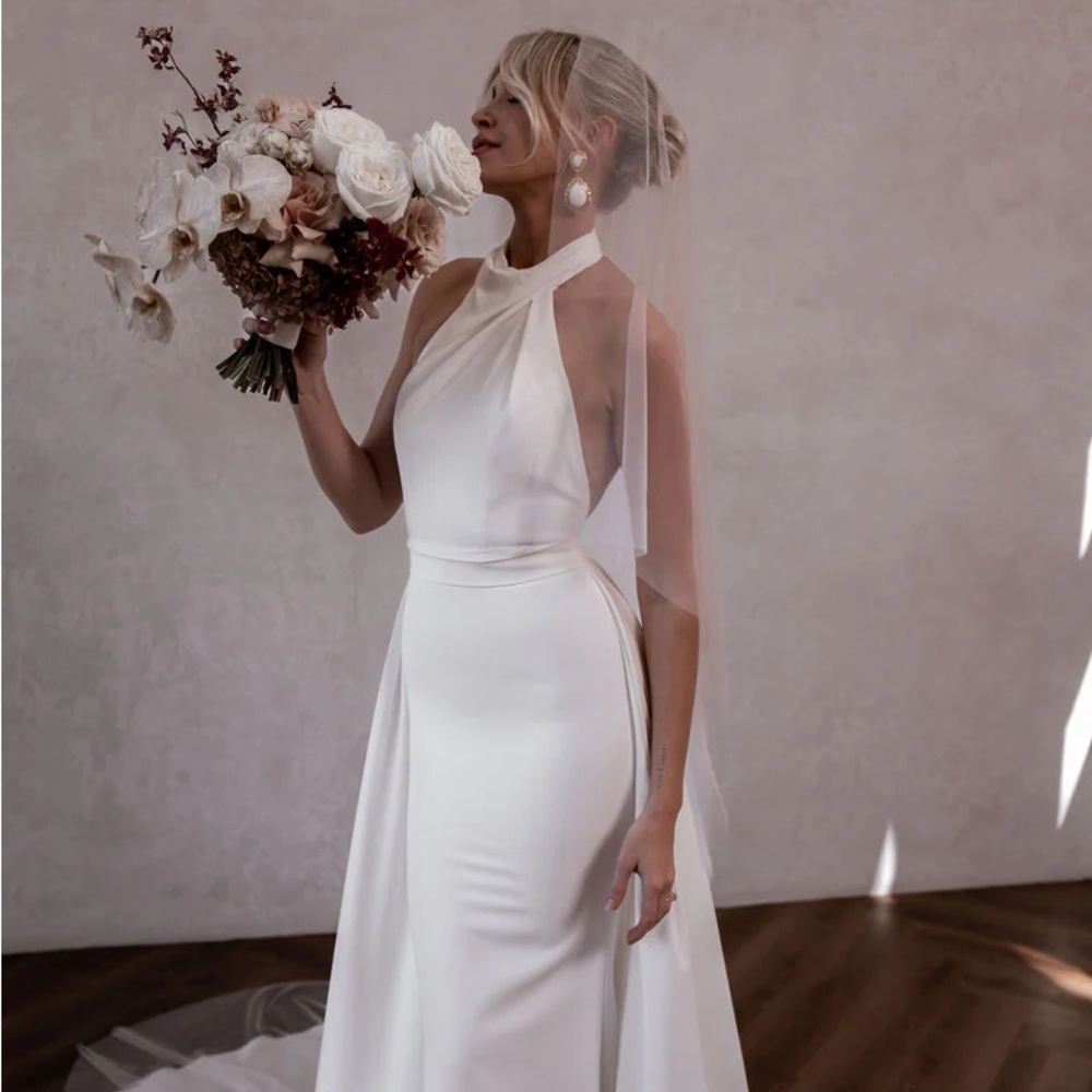 Made with love GRAYSON wedding dress & cathedral veil